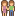 Boy and girl holding hands